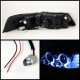 Ford Mustang 1999-2004 Smoked Halo Projector Headlights with LED