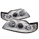 Ford Mustang 1999-2004 White Dual Halo Projector Headlights
