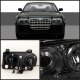 Chrysler 300 2005-2008 Smoked Halo Projector Headlights with LED