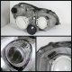 Mercedes Benz C Class Sedan 2001-2005 Clear Halo Projector Headlights