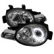 Dodge Neon 1995-1999 Clear Halo Projector Headlights with LED