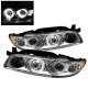 Pontiac Grand Prix 1997-2003 Clear Dual Halo Projector Headlights with LED