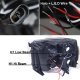 Chevy Silverado 2007-2013 Smoked Halo Projector Headlights with LED