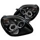 Mercedes Benz SLK 1998-2004 Black Dual Halo Projector Headlights