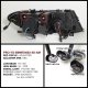 BMW E46 Sedan 3 Series 2002-2005 Black Halo Projector Headlights