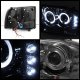 Ford Excursion 2000-2004 Smoked Dual Halo Projector Headlights