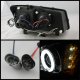 Chevy Silverado 2500 2003-2004 Smoked CCFL Halo Projector Headlights with LED