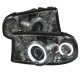 Dodge Dakota 1997-2004 Smoked CCFL Halo Projector Headlights