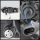 Toyota Corolla 2003-2008 Black Projector Headlights Halo LED
