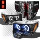Ford F150 2009-2014 Black CCFL Halo Headlights and LED Tail Lights