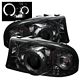 Dodge Dakota 1997-2004 Smoked Dual Halo Projector Headlights