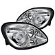 Mercedes Benz SLK 1998-2004 Clear Dual Halo Projector Headlights