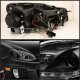 VW Golf GTI 2010-2012 Black Projector Headlights with LED Daytime Running Lights
