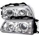 Honda CRX 1990-1991 Clear Halo Projector Headlights