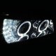 Chevy Silverado 2003-2006 Smoked Projector Headlights Halo LED