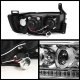 Dodge Ram 1994-2001 Clear Halo Projector Headlights with LED DRL