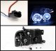 Ford F150 2004-2008 Black CCFL Halo Projector Headlights and LED Brake Light