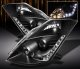 Nissan 350Z 2006-2009 Black HID Projector Headlights with LED DRL