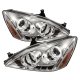 Honda Accord 2003-2007 Clear CCFL Halo Projector Headlights with LED DRL