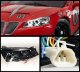 Pontiac G6 2005-2010 Clear Dual Halo Projector Headlights with LED