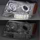 Jeep Grand Cherokee 1999-2004 Chrome Projector Headlights Halo LED