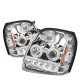 GMC Yukon Denali 2007-2010 Clear Dual Halo Projector Headlights with LED