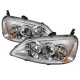 Honda Civic 2001-2003 Clear CCFL Halo Projector Headlights