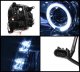 GMC Yukon XL 2007-2014 Clear Halo Projector Headlights with LED