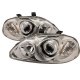 Honda Civic 1996-1998 Clear Dual CCFL Halo Projector Headlights