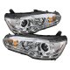 Mitsubishi Lancer 2008-2017 Clear Halo Projector Headlights with LED