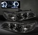 Honda Accord 1998-2002 Smoked Dual Halo Projector Headlights