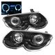 Chrysler 300M 1999-2004 Black Dual Halo Projector Headlights with Integrated LED