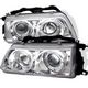 Honda CRX 1988-1989 Clear Halo Projector Headlights
