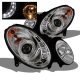 Mercedes Benz E Class 2003-2006 Clear HID Projector Headlights with LED DRL