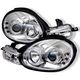 Dodge Neon 2000-2002 Clear Dual Halo Projector Headlights with Integrated LED