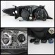 Toyota Corolla 2009-2010 Clear Halo Projector Headlights with LED Daytime Running Lights