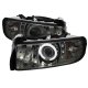 Dodge Ram 2500 1994-2001 Smoked CCFL Halo Projector Headlights with LED