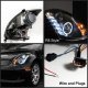Infiniti G35 Coupe 2003-2007 Black CCFL Halo Projector Headlights with LED