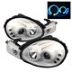 Dodge Neon 2000-2002 White Dual Halo Projector Headlights with Integrated LED