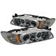 Pontiac Grand Prix 1997-2003 Clear Dual Halo Projector Headlights with Integrated LED