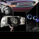 GMC Sierra Denali 2003-2006 Smoked Halo Projector Headlights and Fog Lights Set