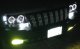 Jeep Grand Cherokee 1999-2004 Black Dual Halo Projector Headlights with LED