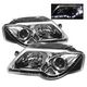 VW Passat 2006-2009 Clear Projector Headlights with LED Daytime Running Lights
