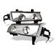 Honda Prelude 1992-1996 Clear Halo Projector Headlights
