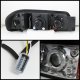 Chevy Impala 2000-2005 Clear Halo Projector Headlights with LED