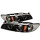 Pontiac Grand Prix 1997-2003 Black Dual Halo Projector Headlights with Integrated LED