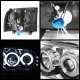 Ford F350 Super Duty 1999-2004 Clear CCFL Halo Projector Headlights with LED