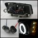 Chevy Silverado 3500 2003-2006 Smoked CCFL Halo Projector Headlights with LED