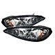 Pontiac Grand AM 1999-2005 Clear Dual Halo Projector Headlights with LED