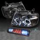 Ford F150 2004-2008 Smoked Halo Projector Headlights and LED Brake Light